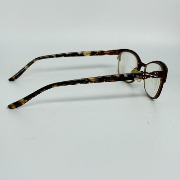 Helium 4324 MBRN 51-18-140 Matte Brown Metal Full Rim Eyeglasses Frame H17821 - Picture 4 of 7